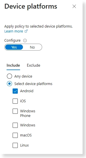 Conditional Access Policy